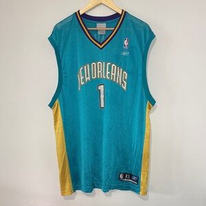 Vintage Baron Davis New Orleans Jersey / 2002 / XL / Reebok / NBA